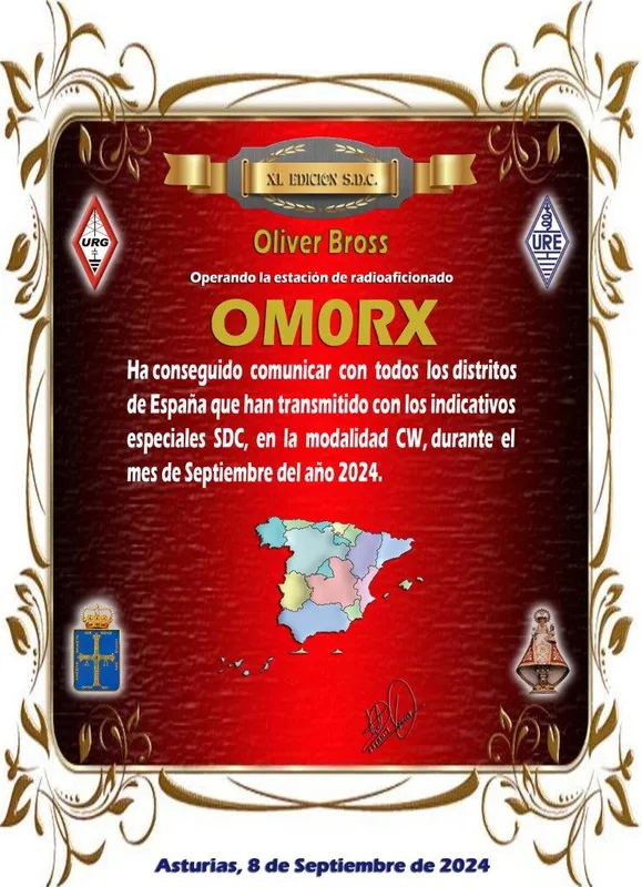 OM0RX DISTRITOS CW SDC 2024