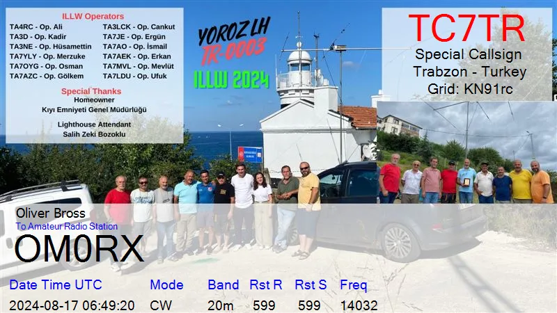 QSL card