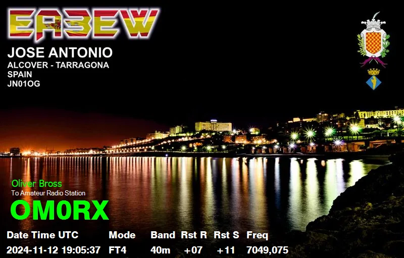 QSL card