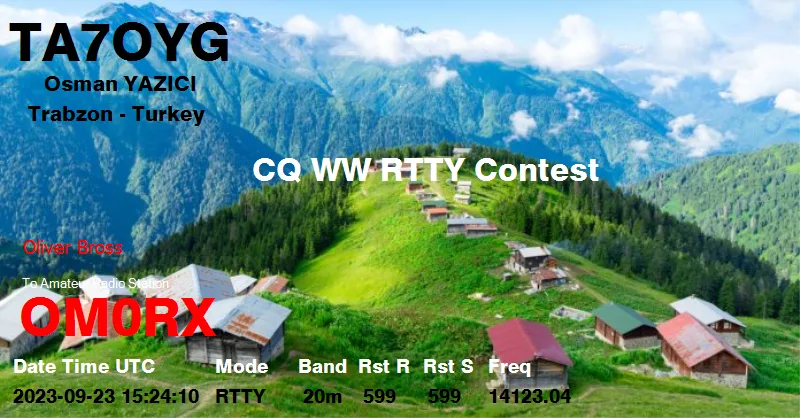 QSL card