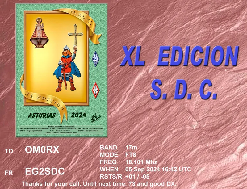 QSL card