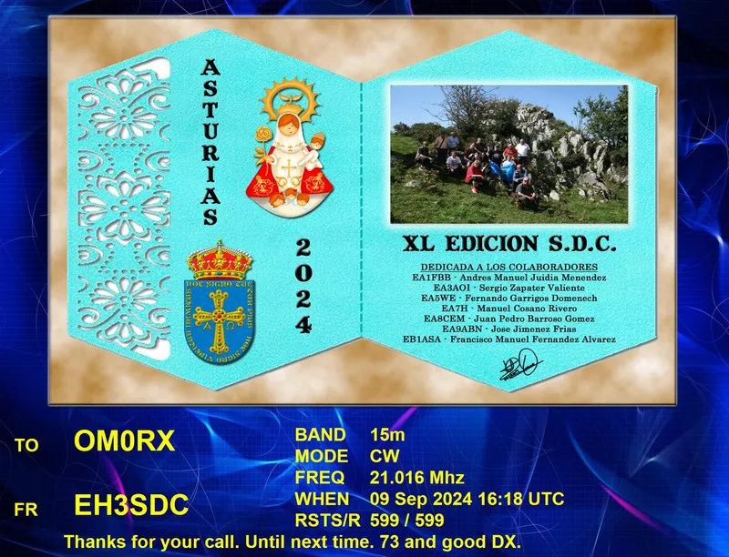 QSL card
