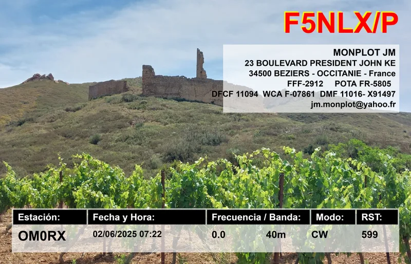 QSL card