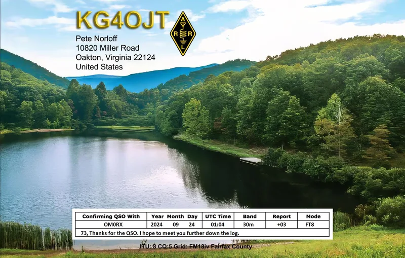 QSL card