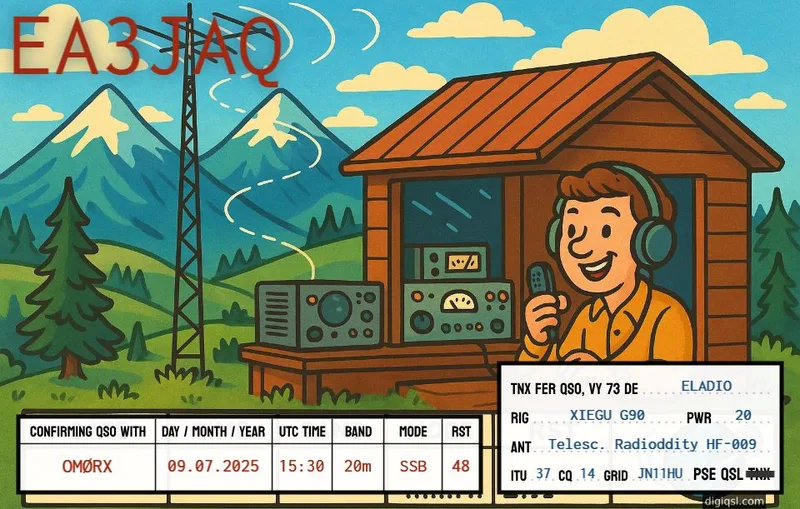 QSL card
